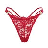 sous-vêtements sexy à taille basse en dentelle, avec culotte douce à motif floral